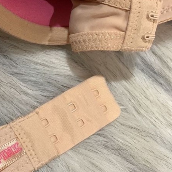 Victoria’s Secret PINK Bra Wear Everywhere Push-Up Bra 32D color light tan beige - Picture 6 of 6